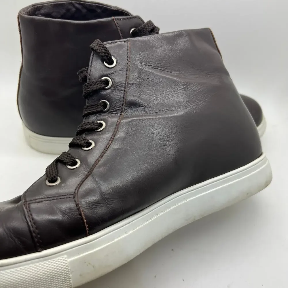 CALTO Leather Casual T18311 2.8 Inches Taller Height Elevator Boots Mens 9